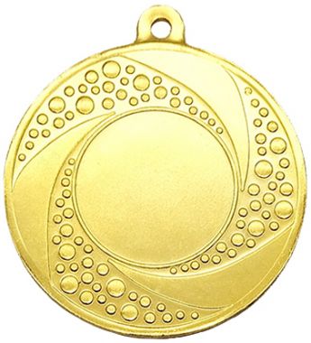 Медаль №3533 (Диаметр 50 мм, металл, цвет золото. Место для вставок: лицевая диаметр 25 мм, обратная сторона диаметр 46 мм)