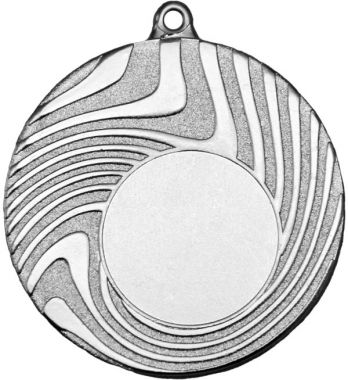 Медаль №79 (Диаметр 50 мм, металл, цвет серебро. Место для вставок: лицевая диаметр 25 мм, обратная сторона диаметр 46 мм)