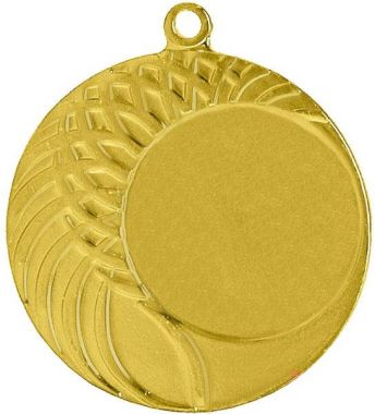 Медаль №1839 (Диаметр 40 мм, металл, цвет золото. Место для вставок: лицевая диаметр 25 мм, обратная сторона диаметр 35 мм)