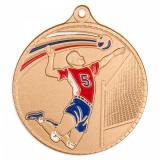 Медаль №3286 (Волейбол, диаметр 55 мм, металл, цвет бронза. Место для вставок: обратная сторона диаметр 40 мм)