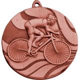 Медаль №95 (Велоспорт, диаметр 50 мм, металл, цвет бронза. Место для вставок: обратная сторона диаметр 46 мм)