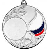 Медаль Универсальная - Факел - Триколор / Металл / Серебро