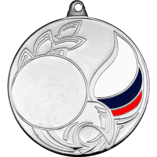 Медаль №1191 (Диаметр 50 мм, металл, цвет серебро. Место для вставок: обратная сторона диаметр 46 мм)