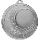 Медаль №1718 (Диаметр 50 мм, металл, цвет серебро. Место для вставок: лицевая диаметр 25 мм, обратная сторона диаметр 45 мм)