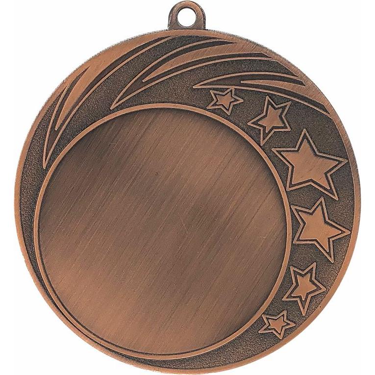 Медаль №3650 (Диаметр 70 мм, металл, цвет бронза. Место для вставок: лицевая диаметр 50 мм, обратная сторона диаметр 65 мм)