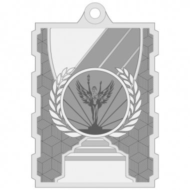 Медаль №3532 (Оскар / Ника, диаметр 50 мм, металл, цвет серебро)