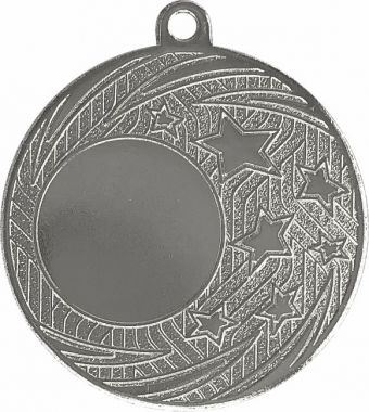 Медаль №3642 (Диаметр 50 мм, металл, цвет серебро. Место для вставок: лицевая диаметр 25 мм, обратная сторона диаметр 45 мм)