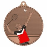 Медаль №56 (Бадминтон, диаметр 55 мм, металл, цвет бронза)
