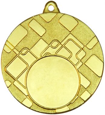 Медаль №81 (Диаметр 50 мм, металл, цвет золото. Место для вставок: лицевая диаметр 25 мм, обратная сторона диаметр 46 мм)