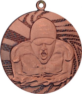 Медаль Плавание MMC1640/B (40) G-2мм
