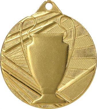 Медаль №949 (Диаметр 50 мм, металл, цвет золото. Место для вставок: обратная сторона диаметр 45 мм)