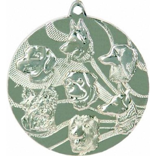Медаль №107 (Животноводство, диаметр 50 мм, металл, цвет серебро. Место для вставок: обратная сторона диаметр 45 мм)