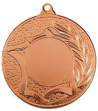 Медаль №157 (Диаметр 50 мм, металл, цвет бронза. Место для вставок: лицевая диаметр 25 мм, обратная сторона диаметр 47 мм)