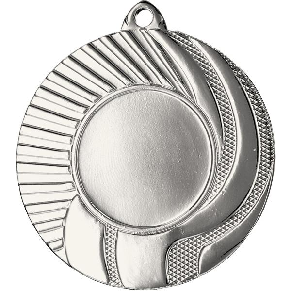 Медаль №850 (Диаметр 50 мм, металл, цвет серебро. Место для вставок: лицевая диаметр 25 мм, обратная сторона диаметр 45 мм)