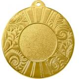 Медаль №187 (Диаметр 50 мм, металл, цвет золото. Место для вставок: лицевая диаметр 25 мм, обратная сторона диаметр 45 мм)