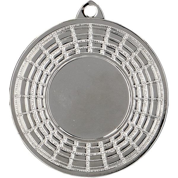 Медаль №848 (Диаметр 50 мм, металл, цвет серебро. Место для вставок: лицевая диаметр 25 мм, обратная сторона диаметр 45 мм)