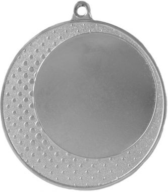 Медаль №65 (Диаметр 70 мм, металл, цвет серебро. Место для вставок: лицевая диаметр 50 мм, обратная сторона диаметр 65 мм)