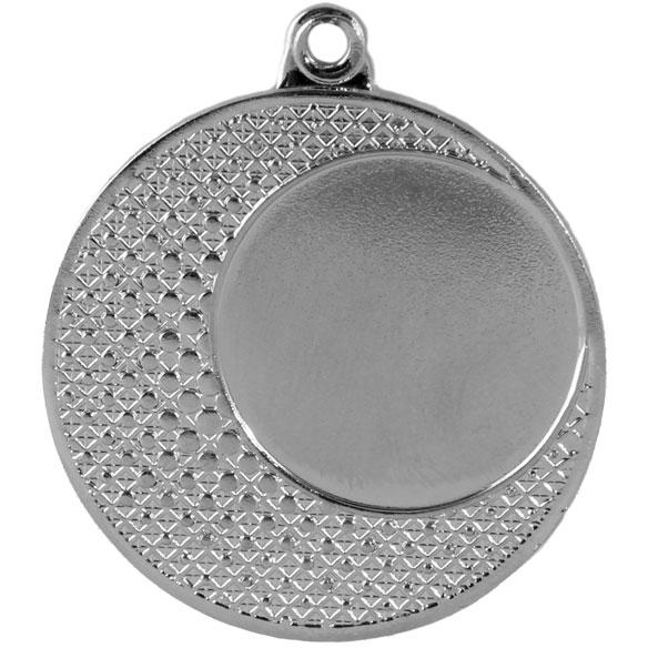 Медаль №62 (Диаметр 40 мм, металл, цвет серебро. Место для вставок: лицевая диаметр 25 мм, обратная сторона диаметр 36 мм)