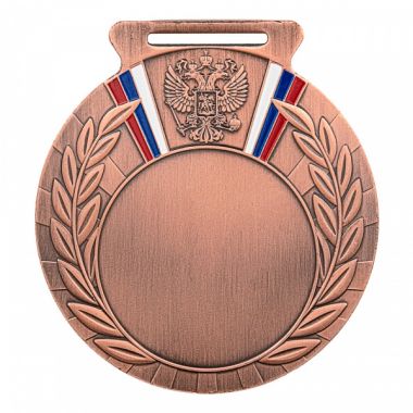 Медаль №3592 (Диаметр 80 мм, металл, цвет бронза. Место для вставок: лицевая диаметр 50 мм, обратная сторона диаметр 73 мм)