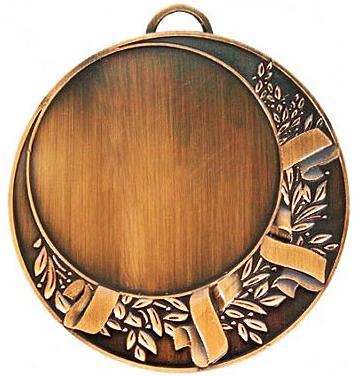 Медаль №205 (Диаметр 70 мм, металл, цвет бронза. Место для вставок: лицевая диаметр 50 мм, обратная сторона диаметр 65 мм)