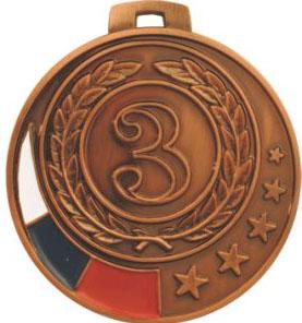 Медаль №164 (3 место, диаметр 50 мм, металл, цвет бронза. Место для вставок: обратная сторона диаметр 47 мм)