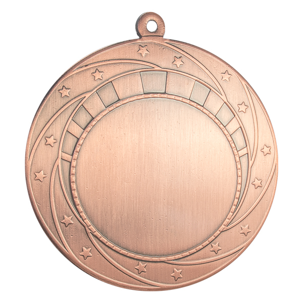 Медаль №2267 (Диаметр 80 мм, металл, цвет бронза. Место для вставок: лицевая диаметр 50 мм, обратная сторона размер по шаблону)