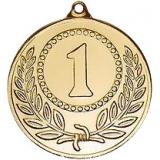 Медаль №152 (1 место, диаметр 50 мм, металл, цвет золото)