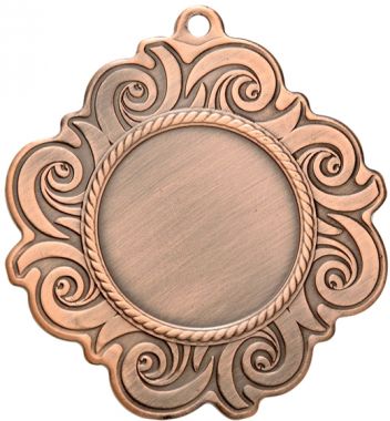 Медаль №3288 (Диаметр 50 мм, металл, цвет бронза. Место для вставок: лицевая диаметр 25 мм, обратная сторона диаметр 45 мм)