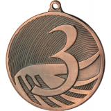 Медаль №3492 (3 место, диаметр 70 мм, металл, цвет бронза. Место для вставок: лицевая диаметр 25 мм, обратная сторона диаметр 46 мм)