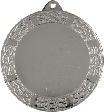 Медаль №1236 (Диаметр 70 мм, металл, цвет серебро. Место для вставок: лицевая диаметр 50 мм, обратная сторона диаметр 65 мм)