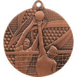 Медаль №926 (Волейбол, диаметр 50 мм, металл, цвет бронза. Место для вставок: обратная сторона диаметр 45 мм)