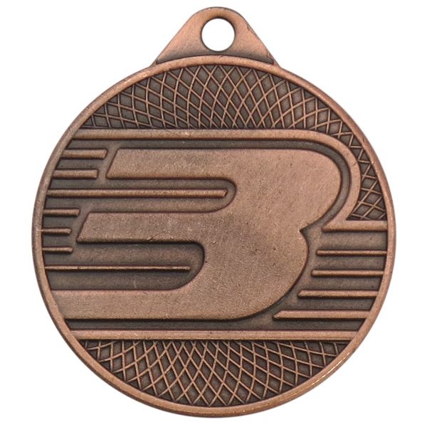 Медаль №175 (3 место, диаметр 32 мм, металл, цвет бронза. Место для вставок: обратная сторона диаметр 30 мм)