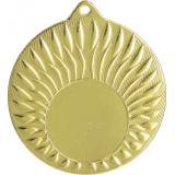 Медаль №3490 (Диаметр 50 мм, металл, цвет золото. Место для вставок: лицевая диаметр 25 мм, обратная сторона диаметр 45 мм)