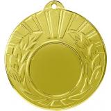 Медаль №2364 (Диаметр 50 мм, металл, цвет золото. Место для вставок: лицевая диаметр 25 мм, обратная сторона диаметр 45 мм)