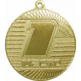 Медаль №3565 (1 место, диаметр 50 мм, металл, цвет золото. Место для вставок: обратная сторона диаметр 46 мм)