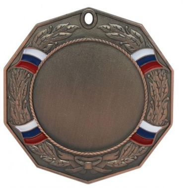 Медаль №1294 (Диаметр 80 мм, металл, цвет бронза. Место для вставок: лицевая диаметр 48 мм, обратная сторона диаметр 50 мм)