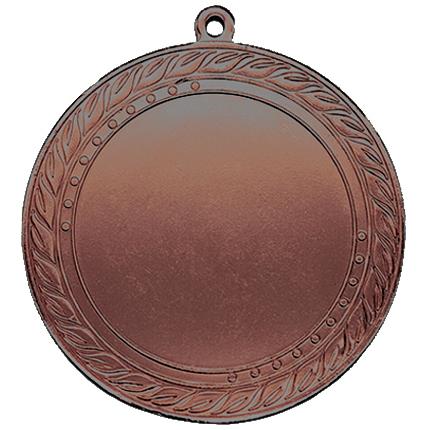 Медаль №2349 (Диаметр 70 мм, металл, цвет бронза. Место для вставок: лицевая диаметр 50 мм, обратная сторона диаметр 52 мм)