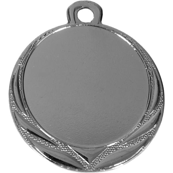 Медаль №26 (Диаметр 32 мм, металл, цвет серебро. Место для вставок: лицевая диаметр 25 мм, обратная сторона диаметр 29 мм)