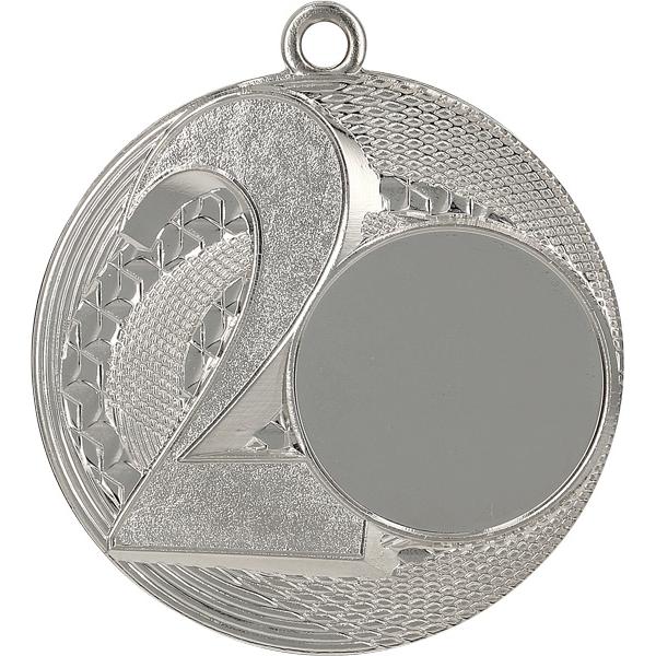 Медаль №920 (2 место, диаметр 50 мм, металл, цвет серебро. Место для вставок: лицевая диаметр 25 мм, обратная сторона диаметр 45 мм)