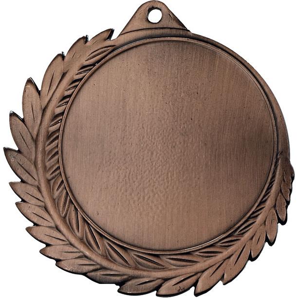 Медаль №857 (Диаметр 70 мм, металл, цвет бронза. Место для вставок: лицевая диаметр 50 мм, обратная сторона диаметр 57 мм)
