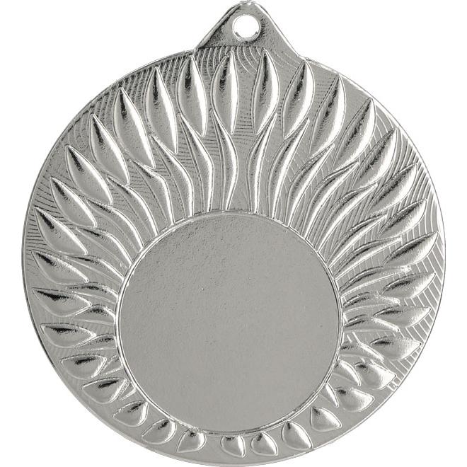 Медаль №3490 (Диаметр 50 мм, металл, цвет серебро. Место для вставок: лицевая диаметр 25 мм, обратная сторона диаметр 45 мм)