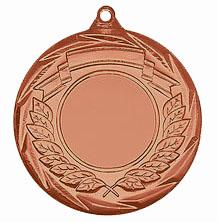 Медаль №155 (Диаметр 50 мм, металл, цвет бронза. Место для вставок: лицевая диаметр 25 мм, обратная сторона диаметр 47 мм)