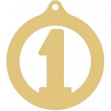 Медаль №3564 (1 место, диаметр 50 мм, металл, цвет золото. Место для вставок: обратная сторона диаметр 45 мм)