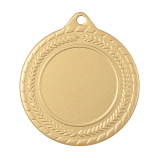 Медаль №1290 (Диаметр 40 мм, металл, цвет золото. Место для вставок: лицевая диаметр 25 мм, обратная сторона диаметр 35 мм)