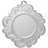 Медаль №3288 (Диаметр 50 мм, металл, цвет серебро. Место для вставок: лицевая диаметр 25 мм, обратная сторона диаметр 45 мм)