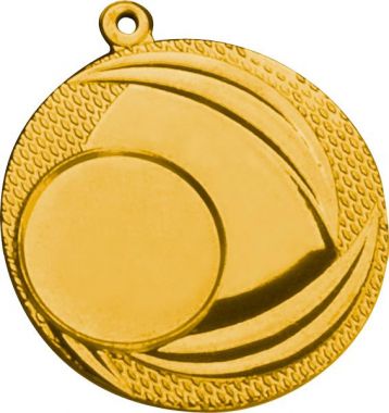 Медаль №18 (Диаметр 40 мм, металл, цвет золото. Место для вставок: лицевая диаметр 25 мм, обратная сторона диаметр 36 мм)