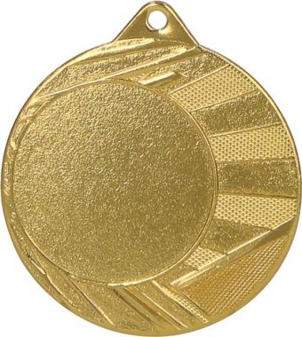 Медаль №855 (Диаметр 40 мм, металл, цвет золото. Место для вставок: лицевая диаметр 25 мм, обратная сторона диаметр 36 мм)