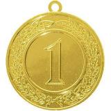 Медаль №3405 (1 место, диаметр 40 мм, металл, цвет золото. Место для вставок: обратная сторона диаметр 35 мм)
