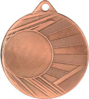 Медаль №942 (Диаметр 50 мм, металл, цвет бронза. Место для вставок: лицевая диаметр 25 мм, обратная сторона диаметр 50 мм)