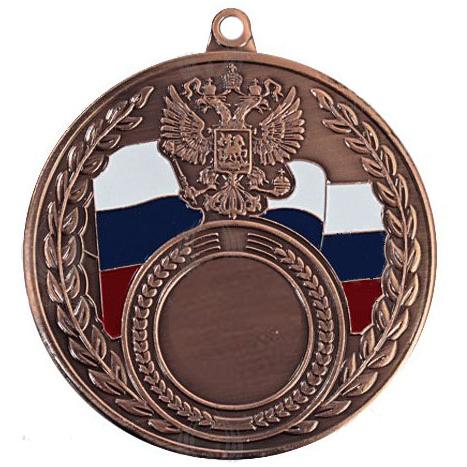 Медаль №158 (Диаметр 50 мм, металл, цвет бронза. Место для вставок: лицевая диаметр 25 мм, обратная сторона диаметр 47 мм)